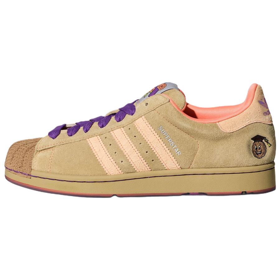 Adidas Originals Superstar 2 Skateboard Shoes Unisex Light Khaki