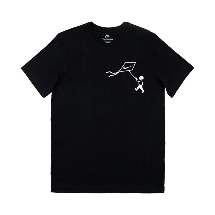 Nike Nike Sportswear T Shirts Unisex Black Crew Neck Moderate Straight Fit