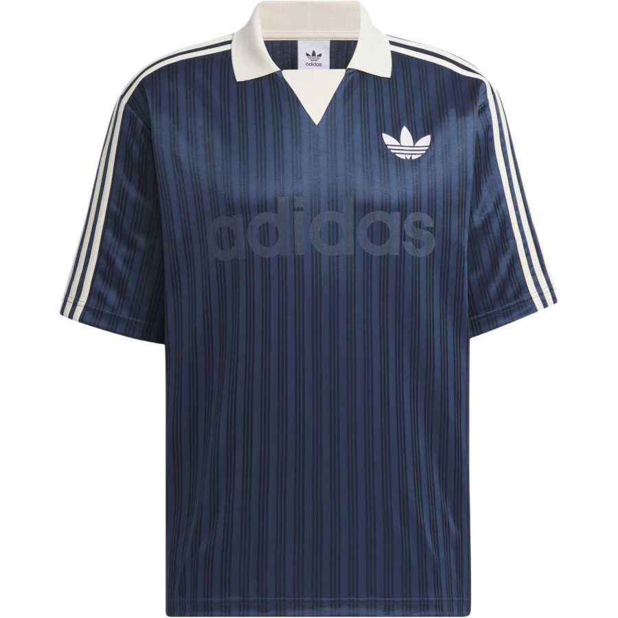 Adidas Originals Polo Shirts Men's Navy Blue Polo Collar Moderate Other