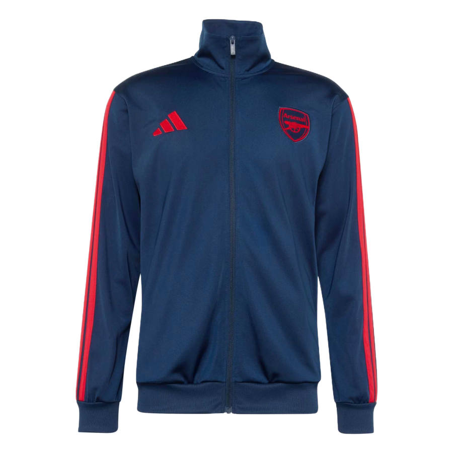 Adidas Adidas Jackets Men's Collegiate Marine Blue Stand Collar Moderate Other