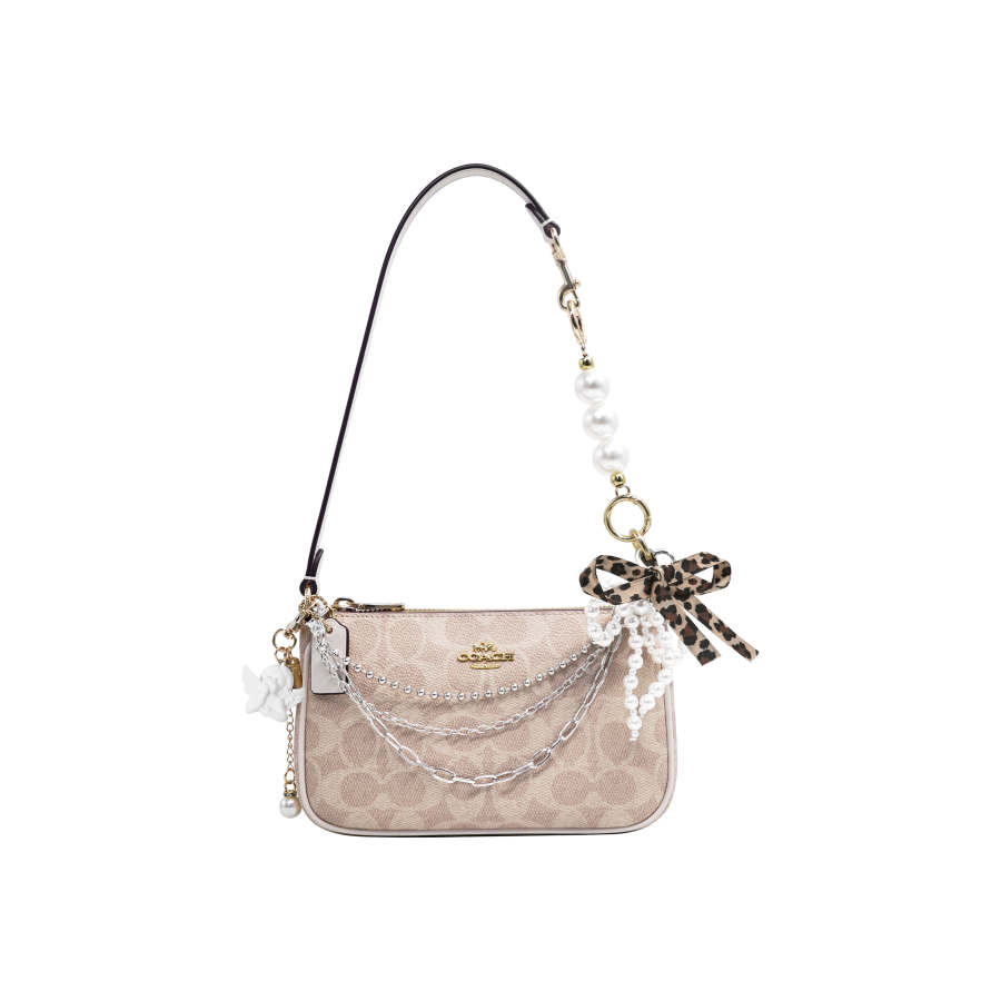 COACH Nolita Shoulder Bags Angel Wings Charm Included