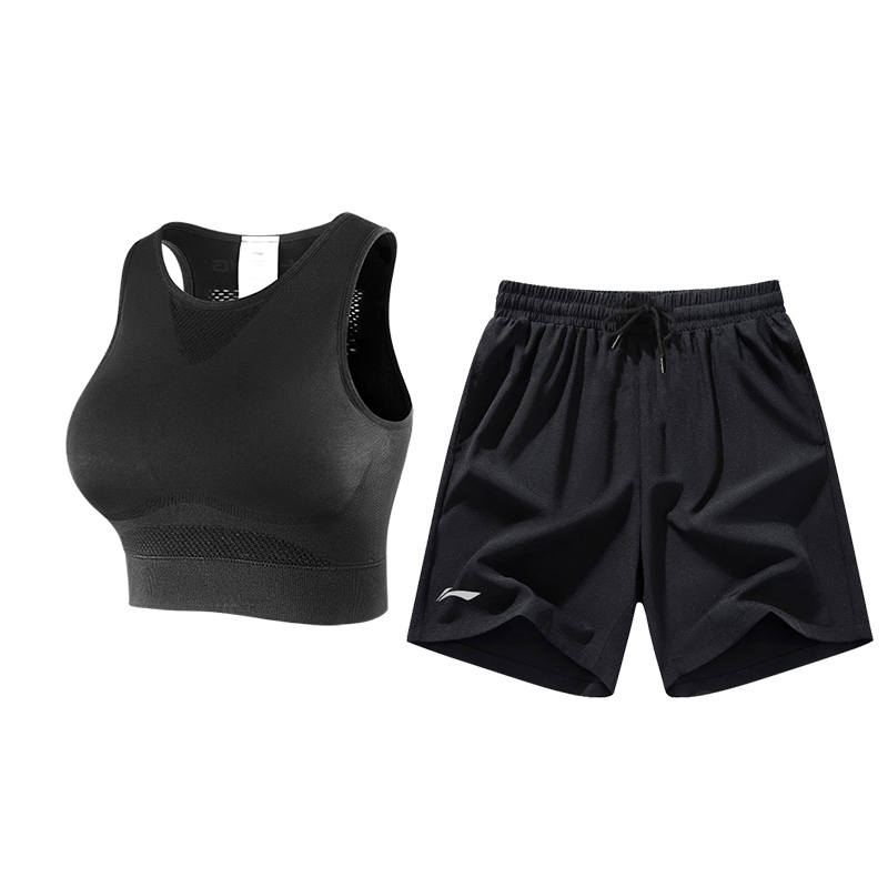 Li-Ning Li Ning Fitness Sets Women's Crew Neck Thin