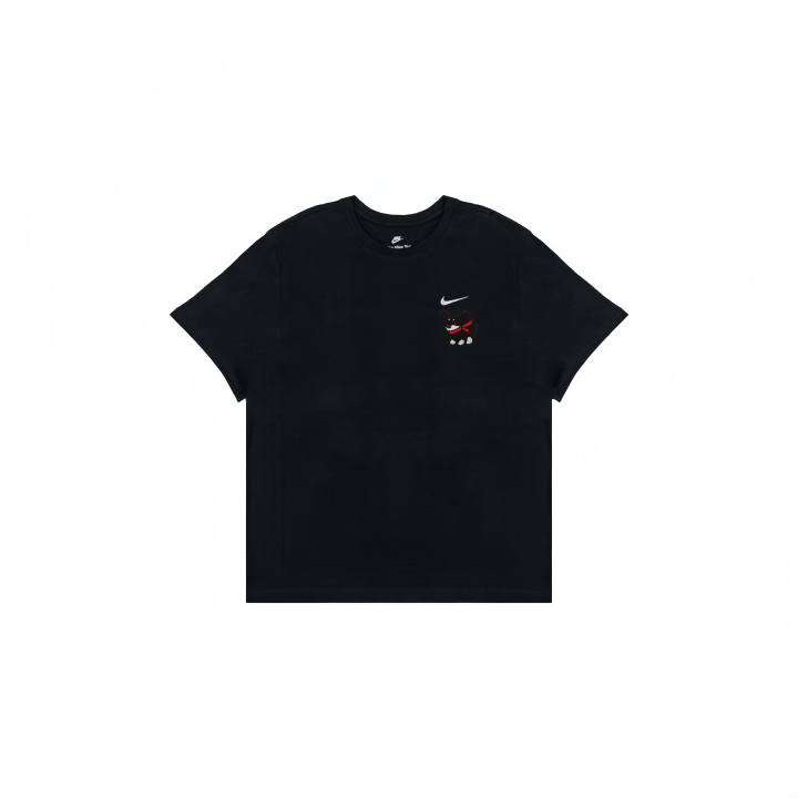 Nike Nike Sportswear T Shirts Men's Black Crew Neck Moderate Straight Fit