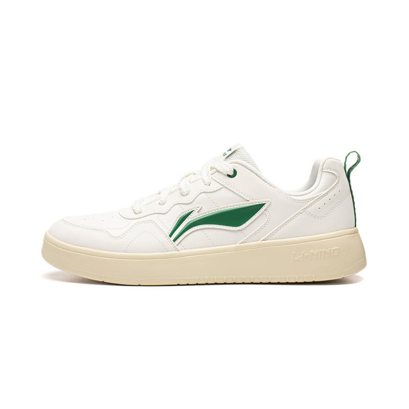 Li-Ning Li Ning Casual Shoes Men's Low Top Mist White/Verdant Green