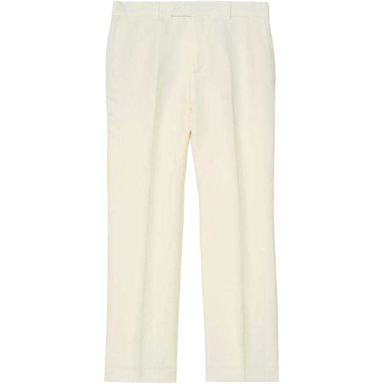 ZARA ZARA Bad Bunny Suit Pants Men's White Moderate