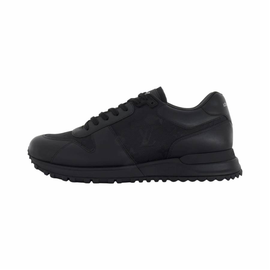 LOUIS VUITTON Run Away Low top Casual Shoes Men's Black