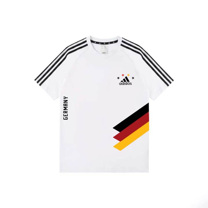Adidas Adidas T Shirts Unisex White German Tank Crew Neck Moderate
