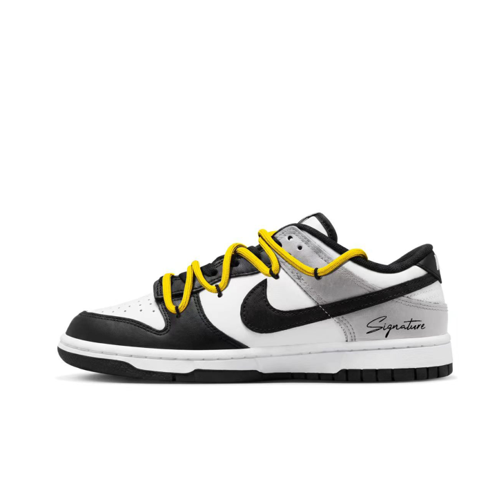 Nike Nike Dunk Skateboard Shoes Unisex Low Top Gray Black