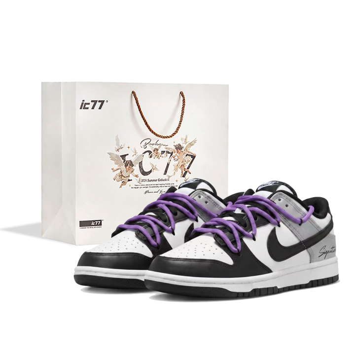 Nike Nike Dunk Skateboard Shoes Unisex Low Top Gray Black