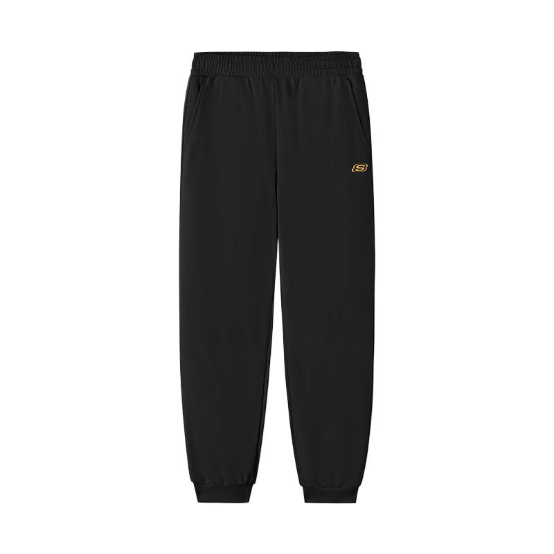 Skechers Knitted Sweatpants Women's Carbon Black 0018 Moderate Cuffed Pants