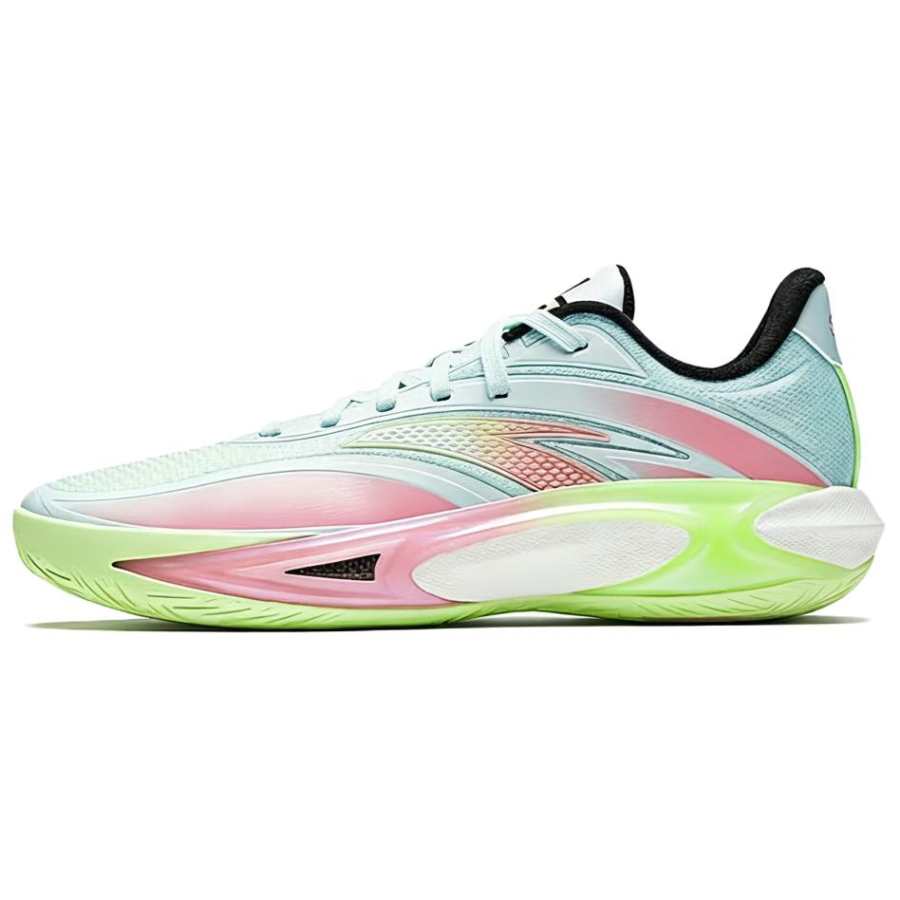 ANTA Fengmang 3 Basketball Shoes Men's Low Top Glacier Blue/Blush Pink