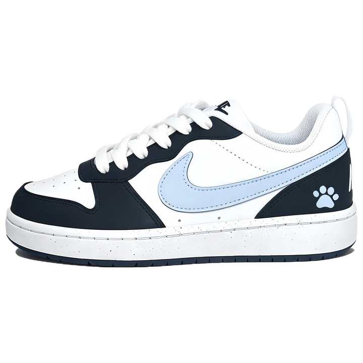 Nike Nike Court Borough Skateboard Shoes Unisex Low Top Blue/White