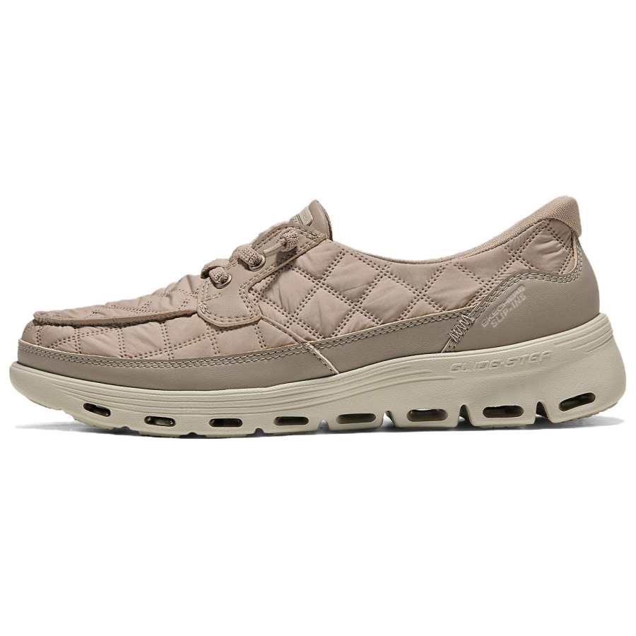 Skechers Glide Step Serene Casual Shoes Women's Low Top Taupe