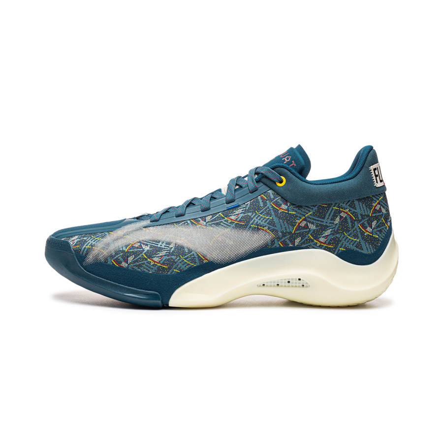 Li-Ning Li Ning Yushuai 20 Basketball Shoes Men's Low Top Coral Blue