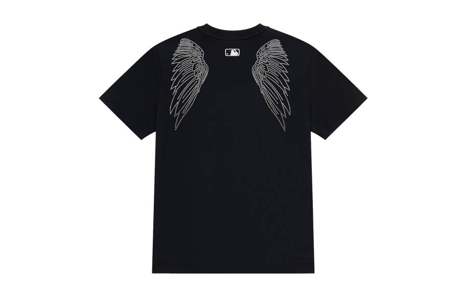 MLB MLB T Shirts Unisex Black Crew Neck Moderate