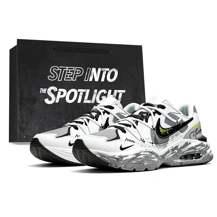Nike Nike Air Max Fusion Running Shoes Men's Low Top Gray Black