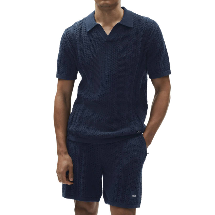 Alo Yoga Polo Shirts Men's Polo Collar Moderate