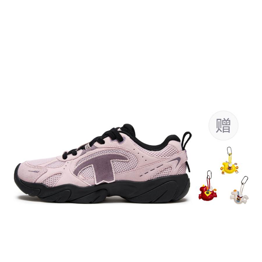 Champion Chunky Sneakers Women's Low Top Pink Frost/Black