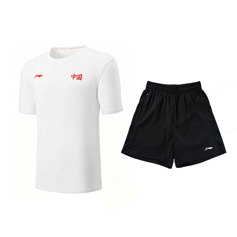 Li-Ning Li Ning Casual Sportswear Unisex Crew Neck Moderate