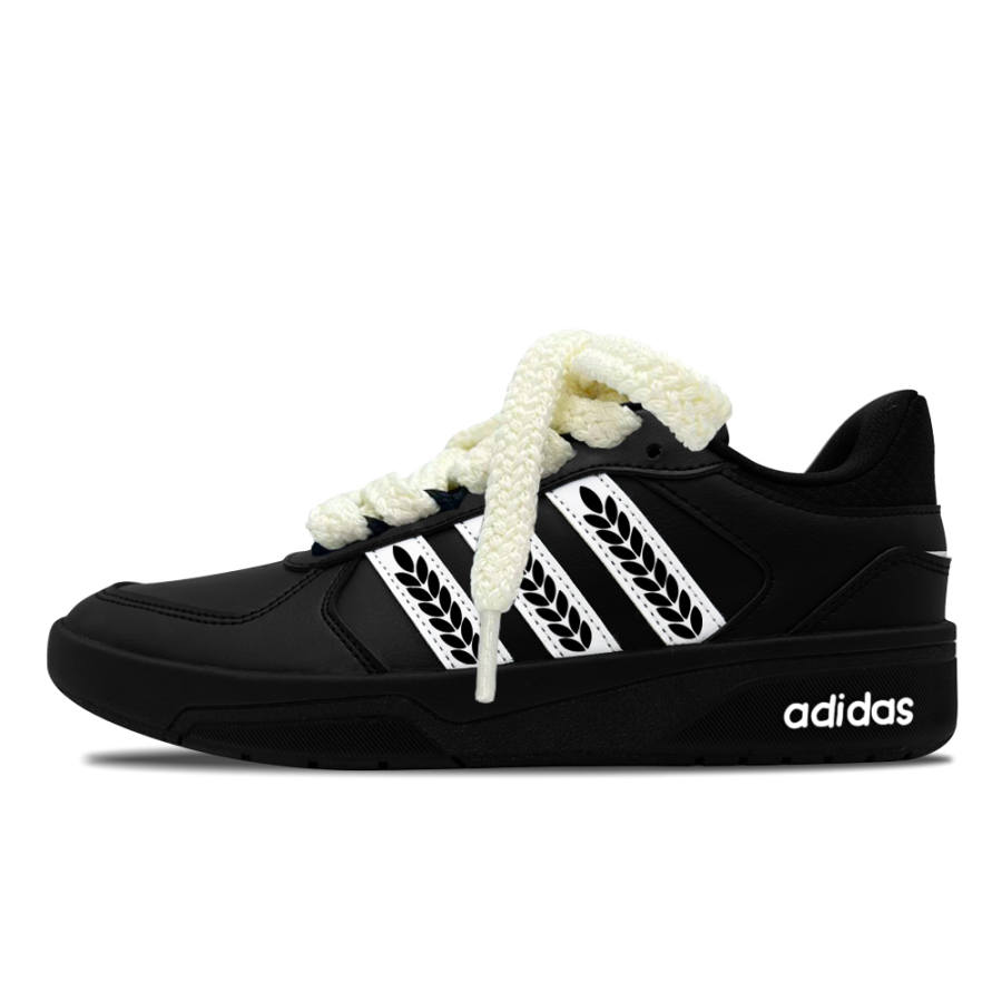Adidas Adidas COURTBEAT Skateboard Shoes Unisex Low Top Black
