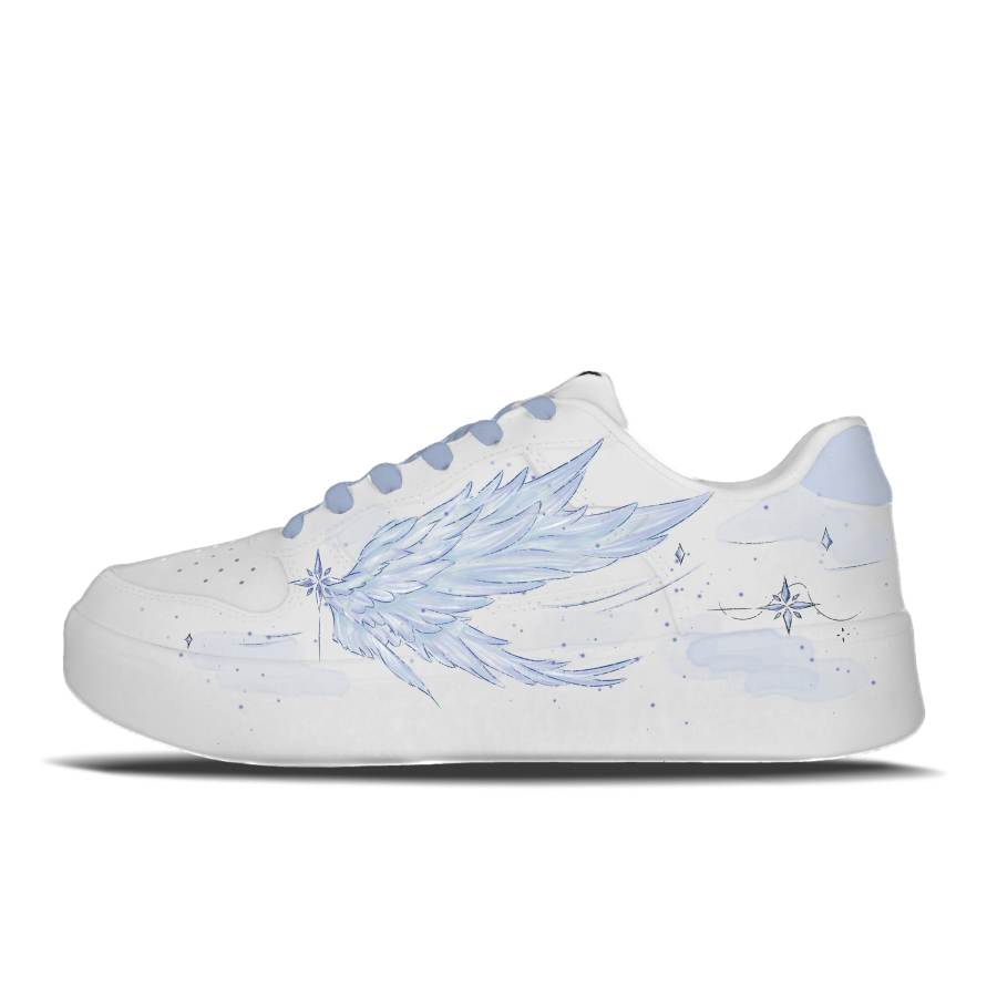 Li-Ning Li Ning Floating Boat Skateboard Shoes Women's Low Top Blue With White Lettering