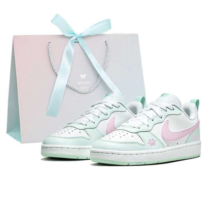 Nike Nike Court Borough Skateboard Shoes Women's Low Top Light Blue