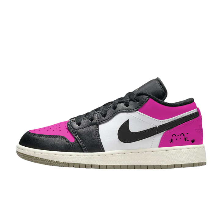 Jordan Jordan Air Jordan 1 Basketball Shoes Women's Low Top White, Red