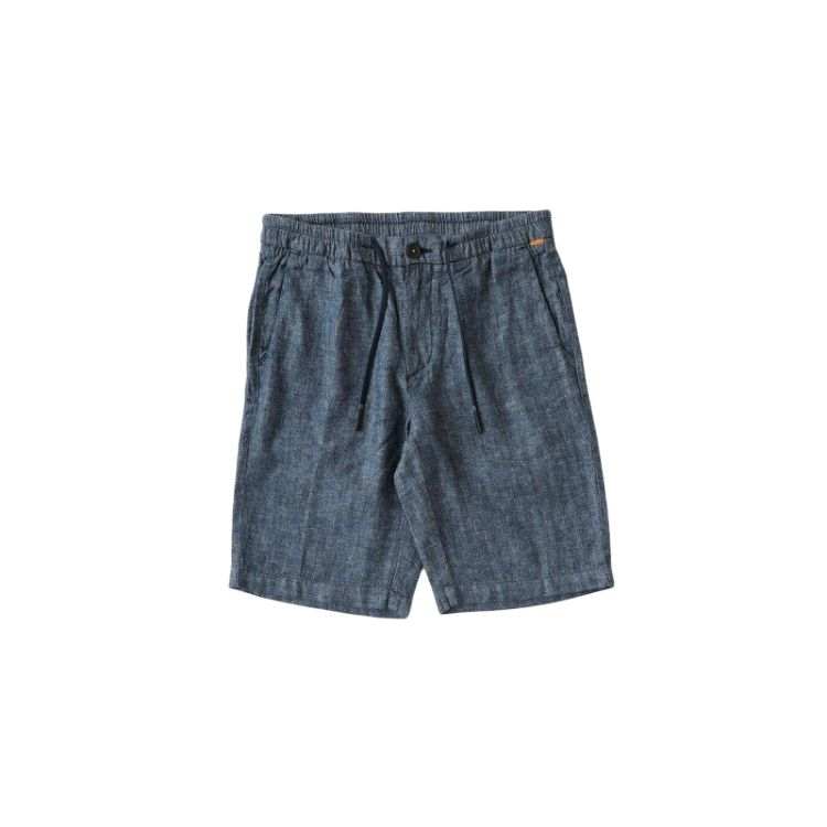 Timberland Casual Shorts Men's Navy Blue Moderate Straight Fit Pants