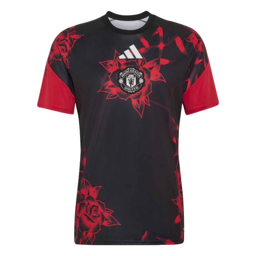 Adidas Adidas Manchester United Soccer Jerseys Men's Mitsubishi Red/Black Crew Neck