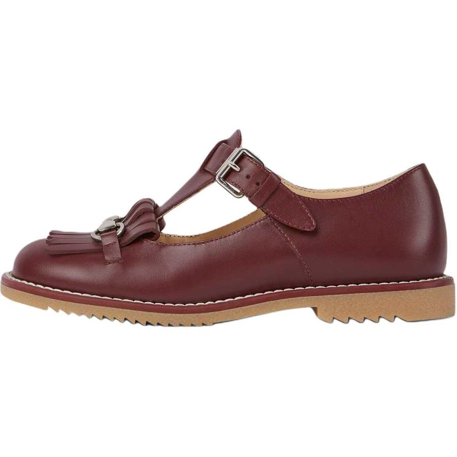 GUCCI Leather Low top Kids' Leather Shoes Burgundy Kids'