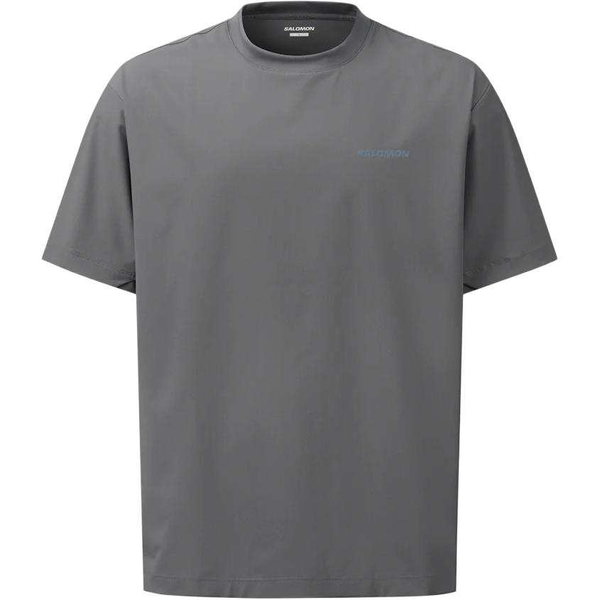 SALOMON T Shirts Unisex Dark Charcoal Crew Neck