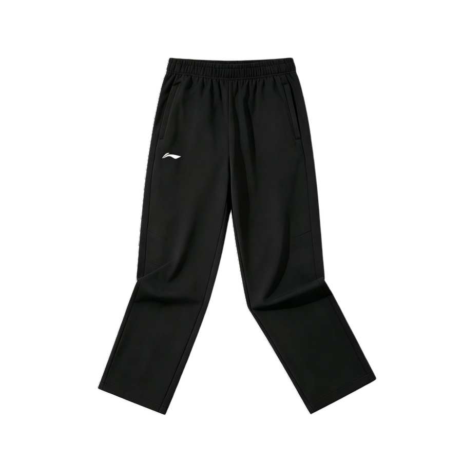 Li-Ning Li Ning Knitted Sweatpants Men's Black Moderate Straight Fit Pants
