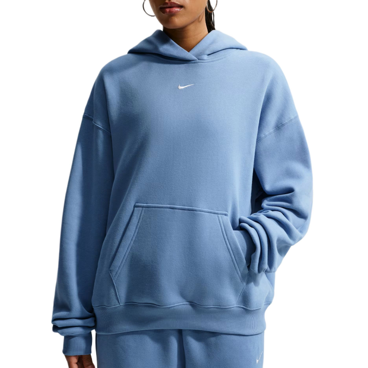 Nike Nike Sweatshirts Women's Work Blue/Sail White Hooded Non Detachable Moderate