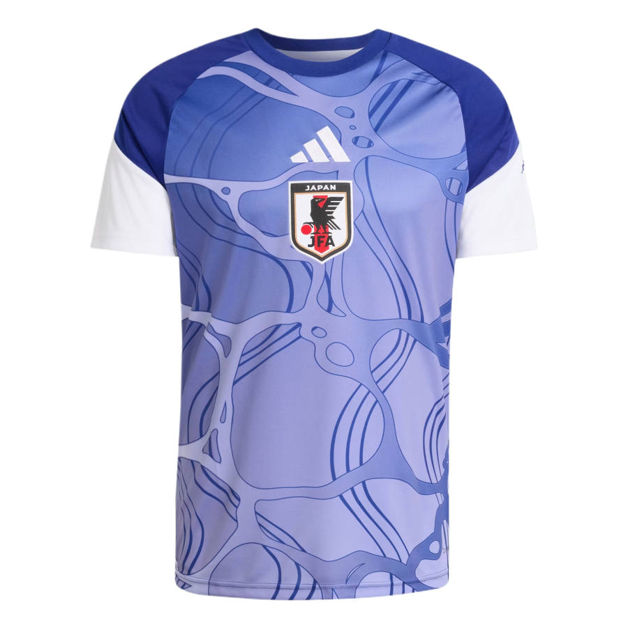Adidas Adidas Japan National Team Soccer Jerseys Men's White/Japan Blue Crew Neck Moderate