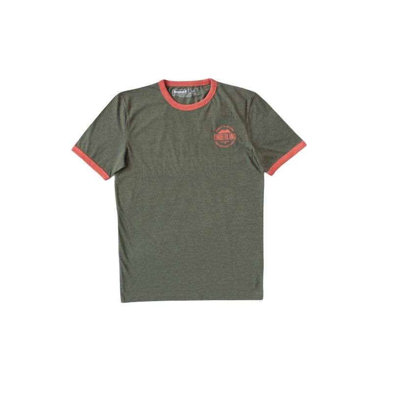 Timberland T Shirts Men's Light Jasper A58 Crew Neck Moderate