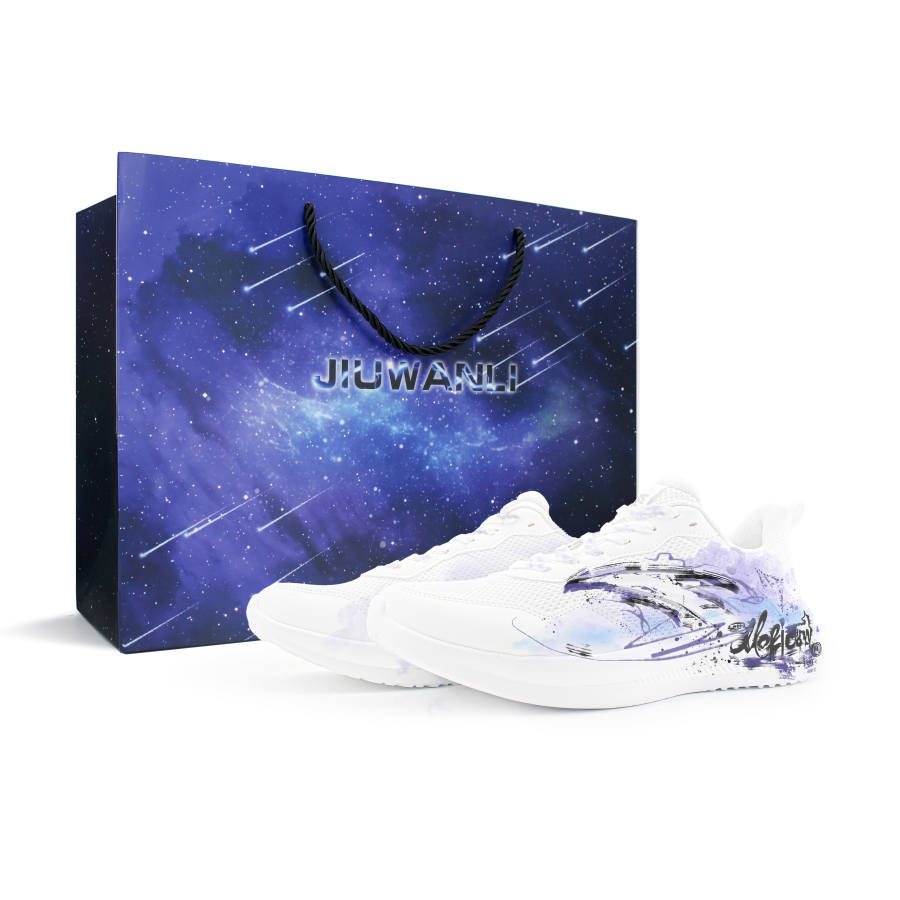 ANTA Sky Running Shoes Men's Low Top White/Blue/Red