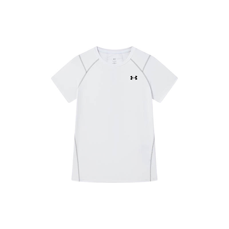 Under Armour Grade School T Shirts Crew Neck Moderate Stretch