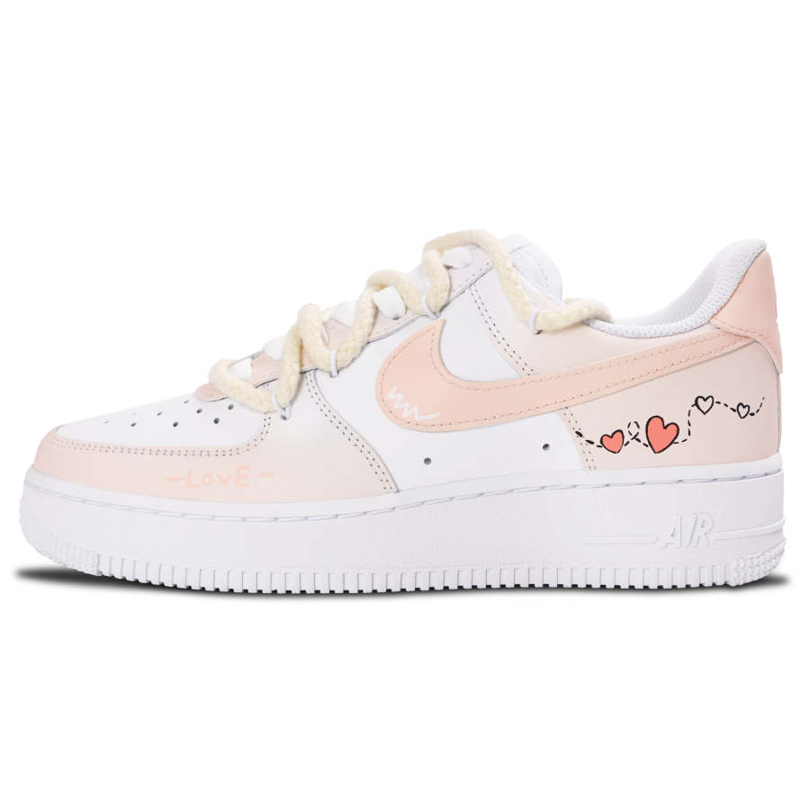 Nike Nike Air Force 1 Skateboard Shoes Women's Low Top White/Pink