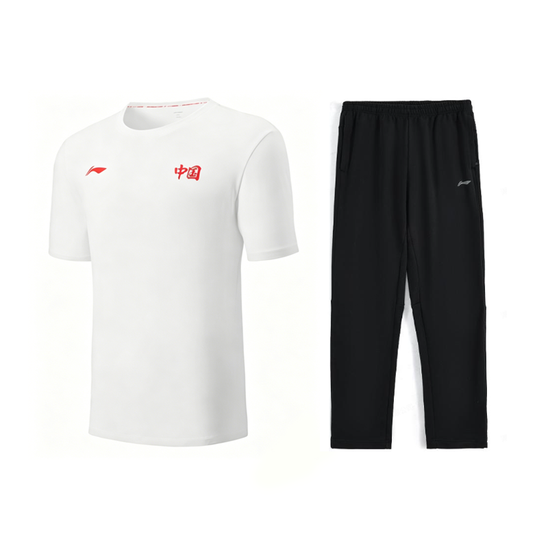 Li-Ning Li Ning Casual Sportswear Unisex Crew Neck Moderate