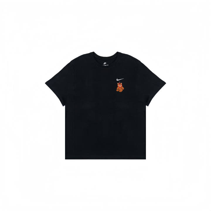 Nike Nike Sportswear T Shirts Men's Black Crew Neck Moderate Straight Fit