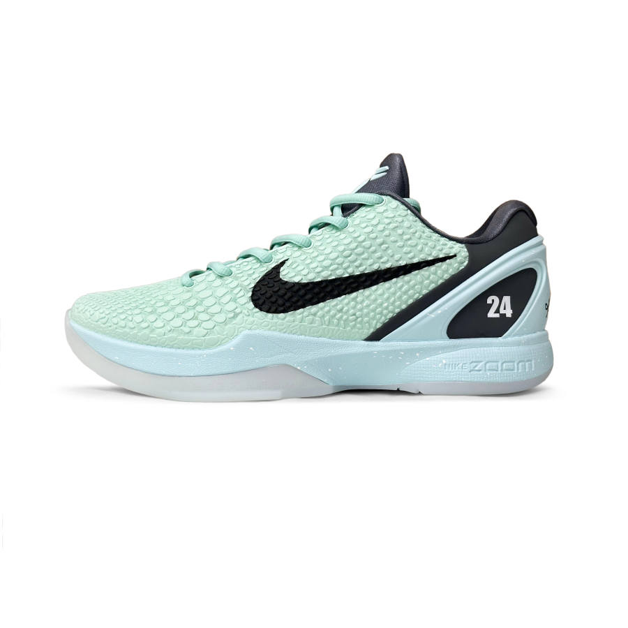Nike Nike Zoom Kobe 6 All Star Glasses Free 3D Cushioning Slip Resistant Low top Basketball Shoes Men's Green