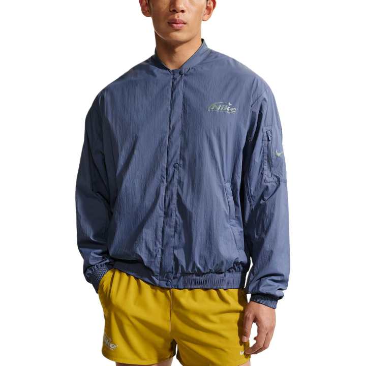 Nike Nike Running Jackets Men's Fen Blue Stand Collar Moderate Other