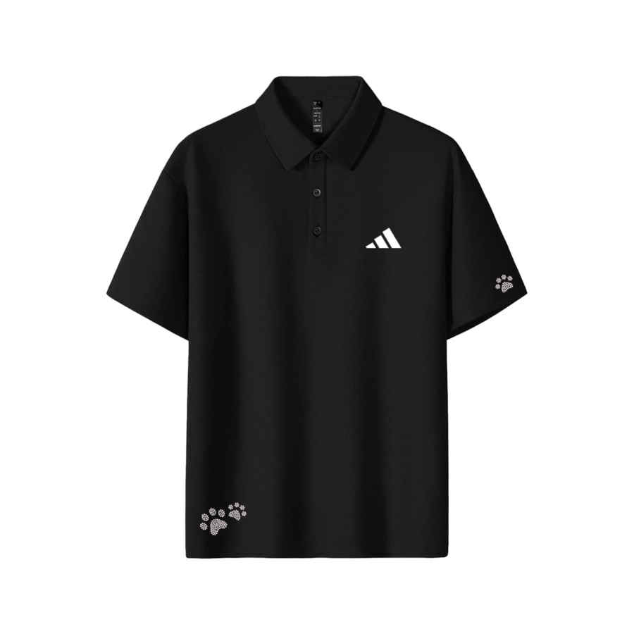 Adidas Adidas Tennis T Shirts Unisex Black Crew Neck Moderate