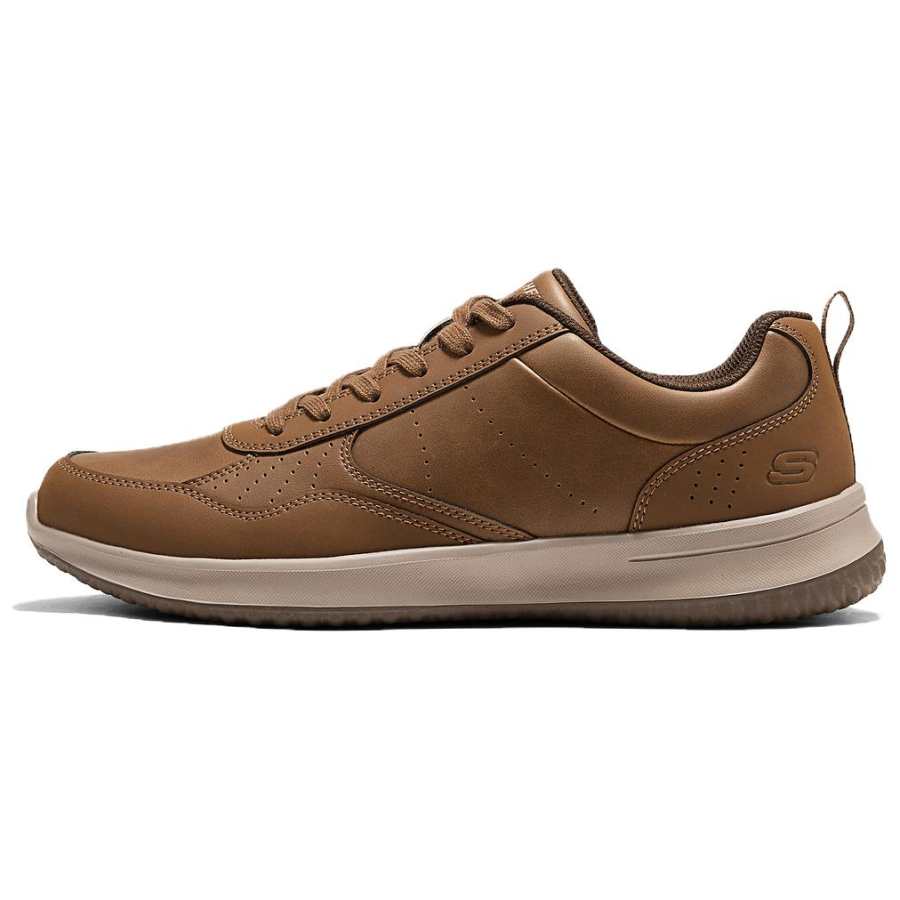 Skechers MENS USA STREET WEAR Casual Shoes Men's Low Top Chestnut