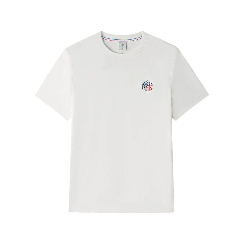 Le Coq Sportif T Shirts Unisex Crew Neck Moderate Straight Fit