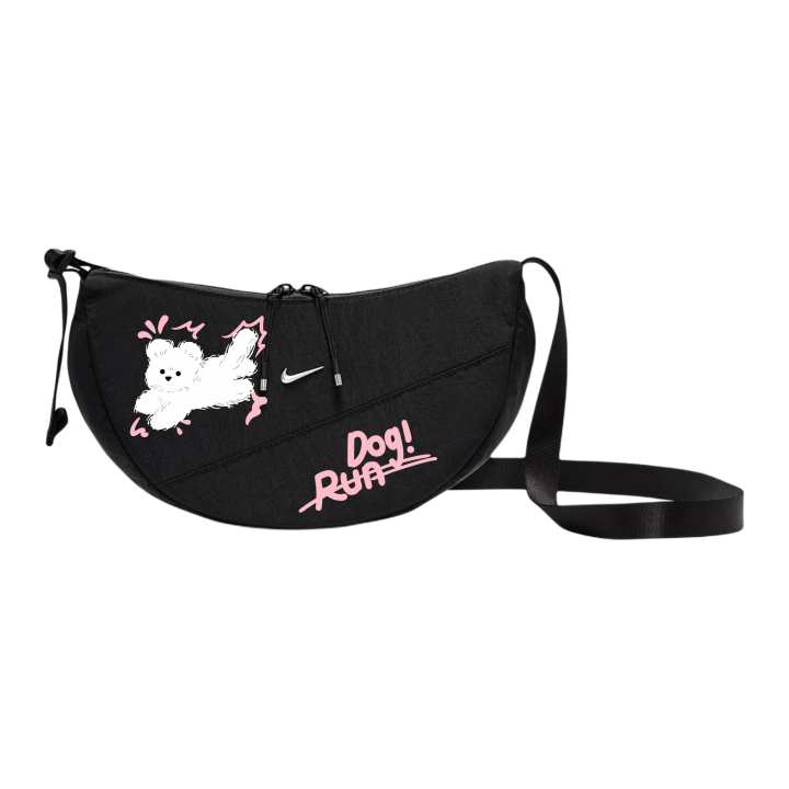 Nike Nike Fabric Shoulder Bag, Crossbody Bag Regular Unisex Black
