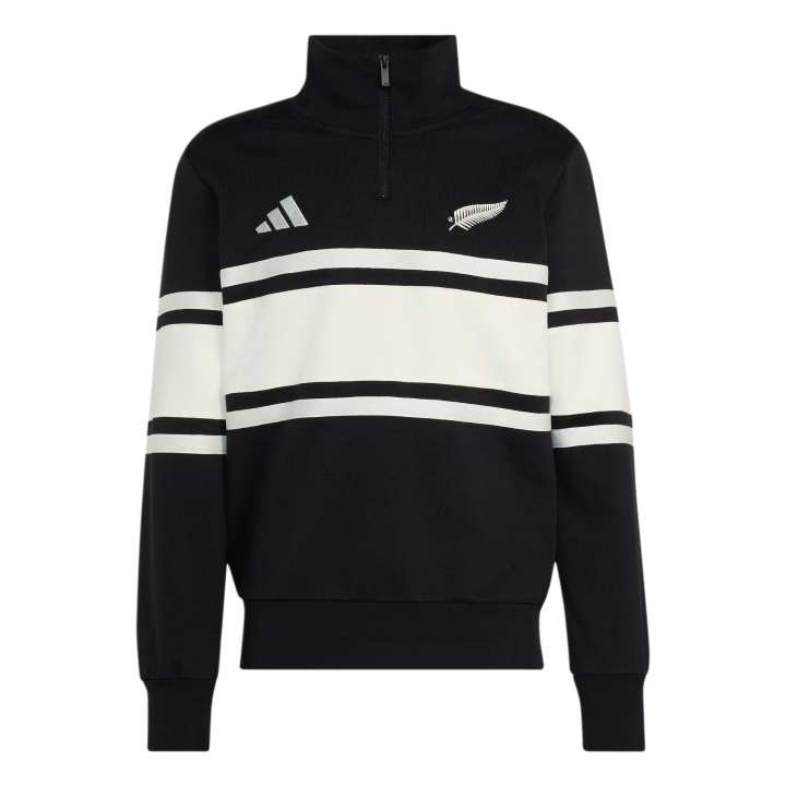 Adidas Adidas Sweatshirts Men's Black/Jade White Stand Collar Moderate