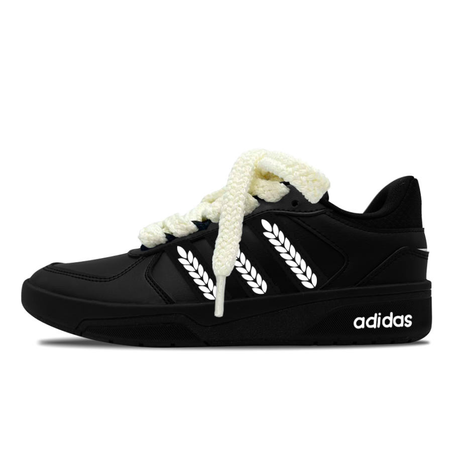 Adidas Adidas COURTBEAT Skateboard Shoes Unisex Low Top Black
