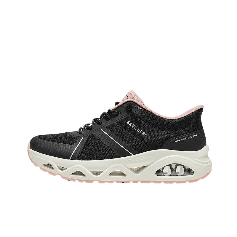Skechers Walking Shoes Women's Low Top Black/Pink