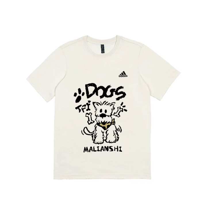 Adidas Adidas MUST HAVES T Shirts Unisex White Crew Neck Moderate